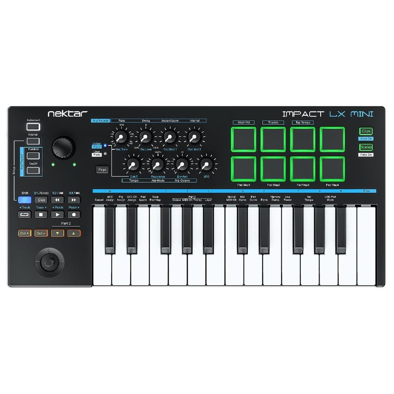 Nektar Impact LX Mini 25 Keys Midi Keyboard