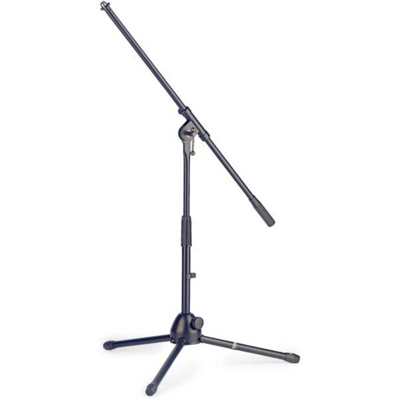 Stagg MIS-0804BK Low Profile 2-Section Microphone Stand with Folding Legs