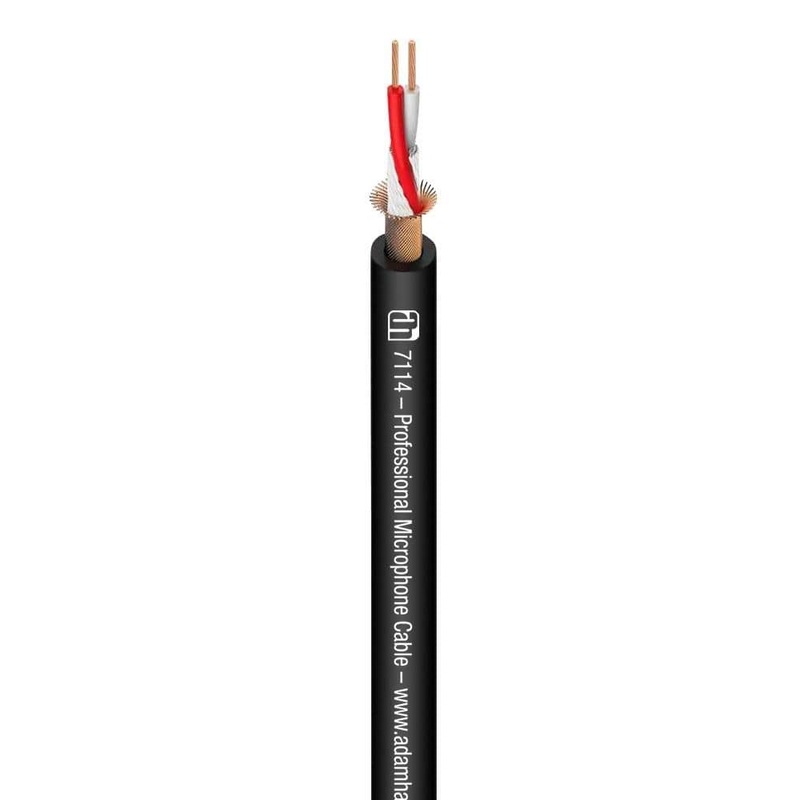 Adam Hall 2 x 0.31 mm Microphone Cable - 1 Mtr