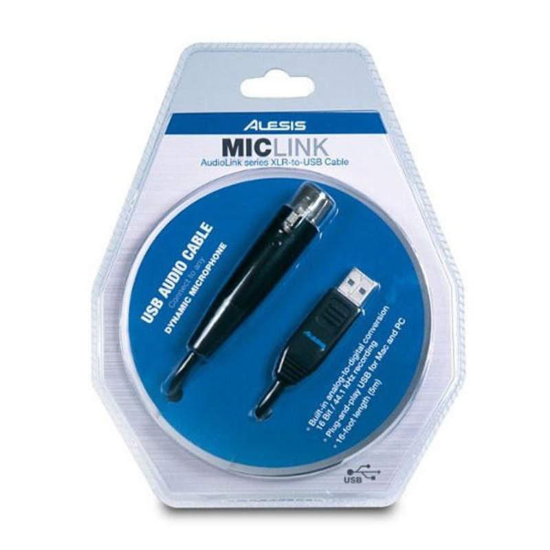Alesis MicLink AudioLink Series XLR-to-USB Cable - Open Box