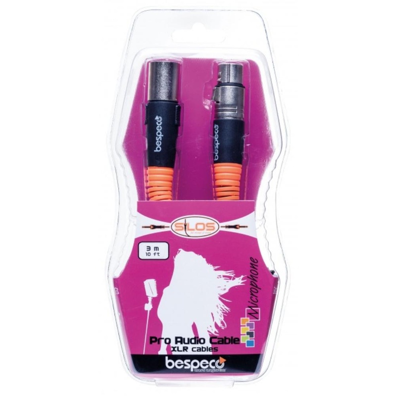 Bespeco XLR Male to Female XLR Cable SLFM300 Microphone Cable