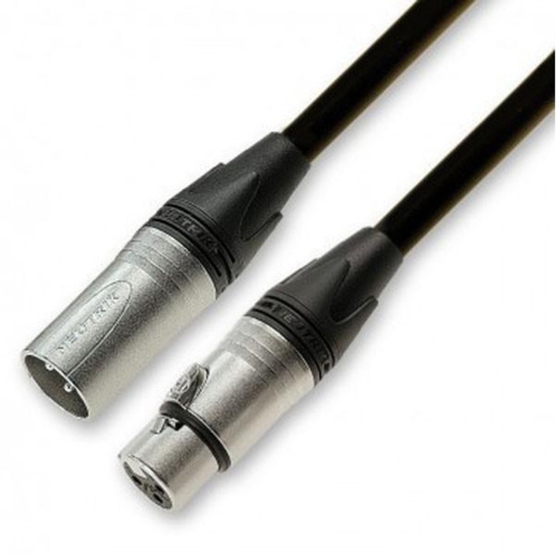 XLR-XLR 1 Meter Microphone Cable With Neutrik Connectors
