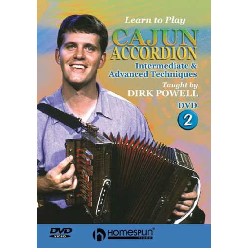 DVD - Learn to Play Cajun Accordion: Vol. 2 - Intermediate & Advanced Techniques