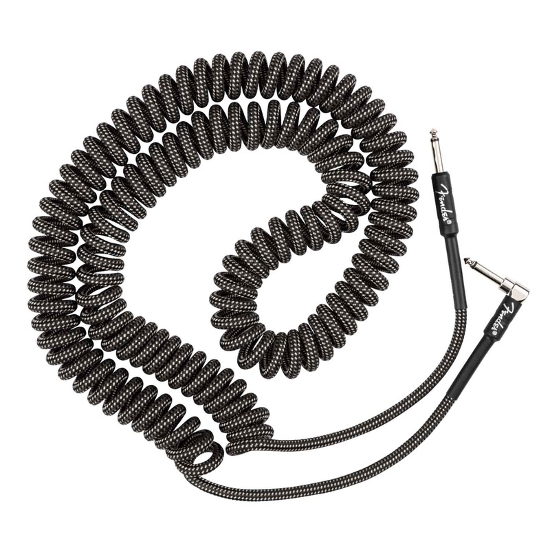 Fender Professional Coil Cable, 30', Gray Tweed - 0990823048