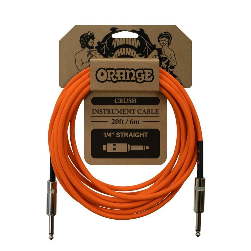 Orange CA Crush 20ft Instrument Cable