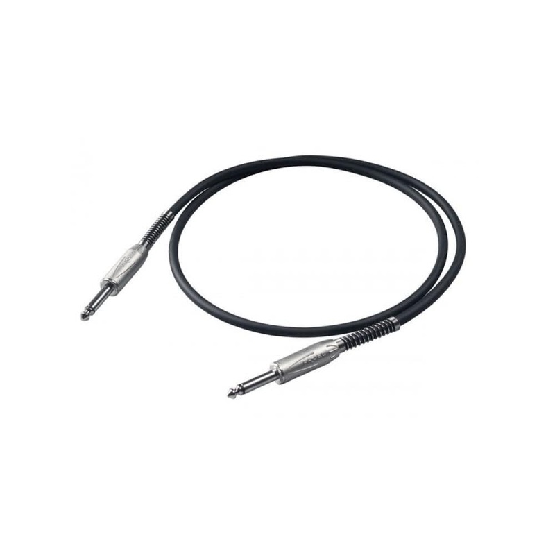 Proel BULK100 Professional Assembled Instrument Cable- Black