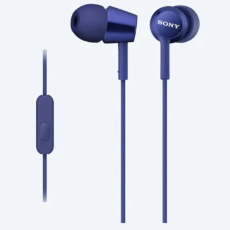 Sony MDR-EX150AP Comfortable Secure Fit In-Ear Headphones