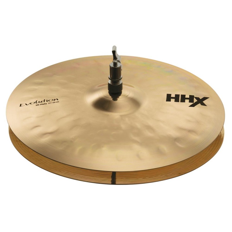 Sabian 14 Inch HHX Evolution Medium Top Heavy Bottom Hi Hats Cymbals