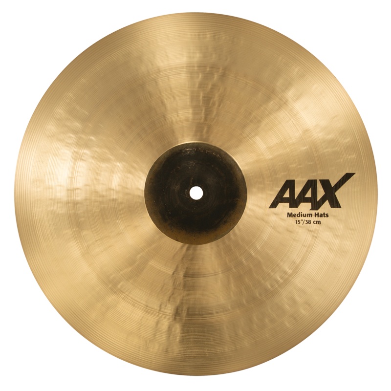 Sabian 15 inch AAX Medium Hi-Hat Cymbal - 21502XC