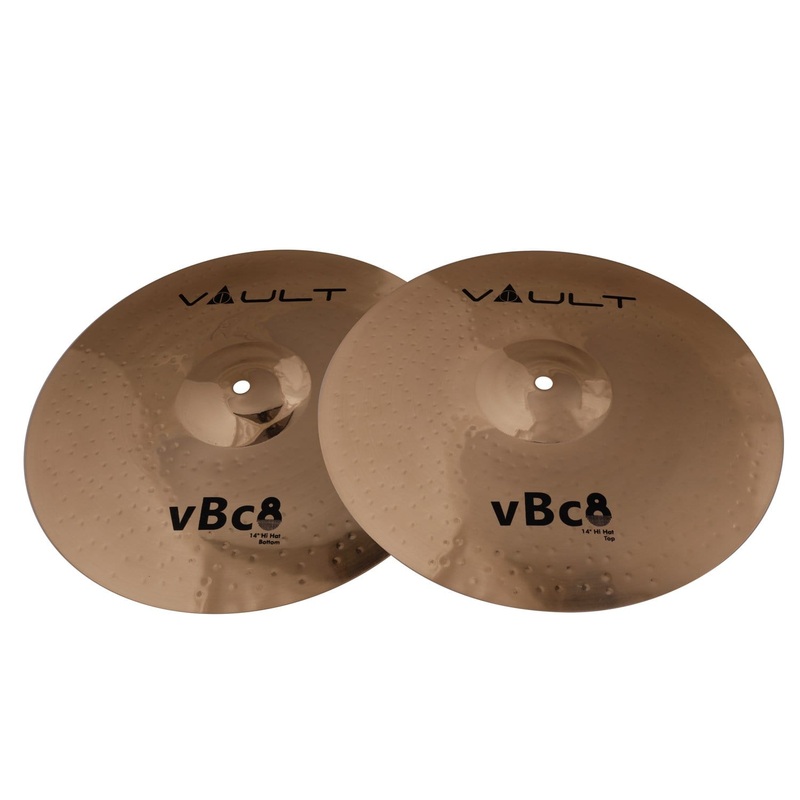 Vault VBC8 Cymbal 14-Inch Hi-Hats Cymbals - Pair