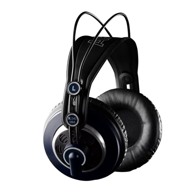 AKG K240 MKII Over Ear Professional Studio Headphones - Black