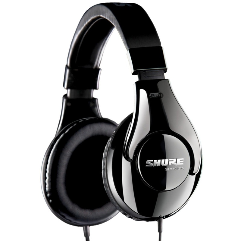 Shure Professional Closed-Back Headphones - SRH240ABK