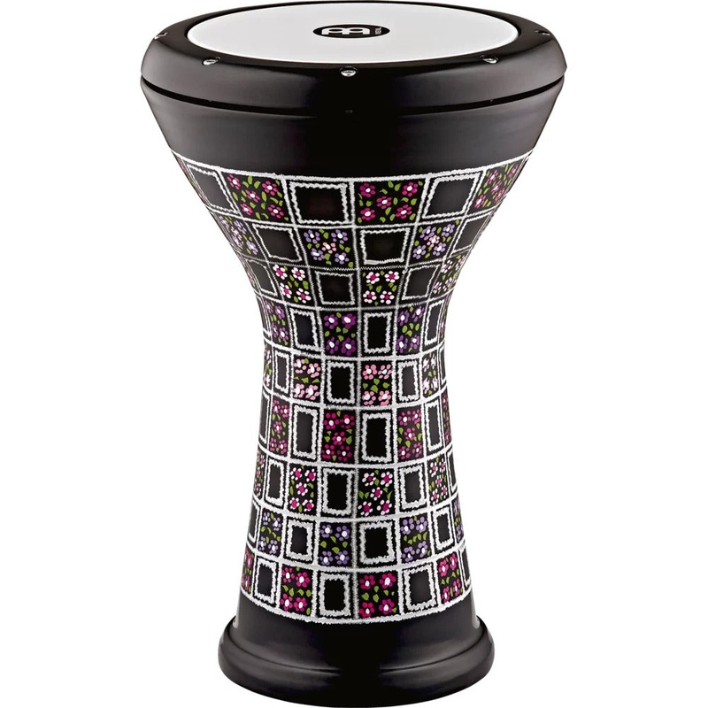 Meinl HE-3039 Hand Engraved Painted Floral Design Doumbek