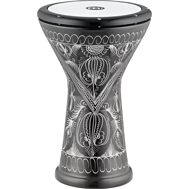 Meinl HE-3218 Aluminum Series 10inch Doumbek Hand Engraved Synthetic Head