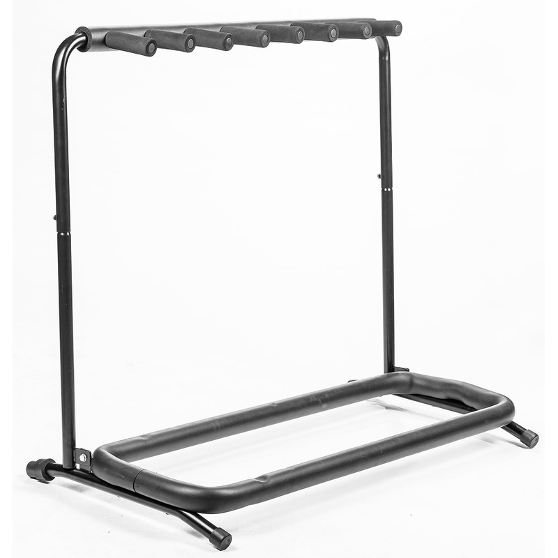 Yorkville Deluxe 7 Guitar Folding Guitar Stand in Black - GS307B