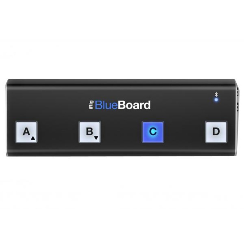IK Multimedia iRig BlueBoard Bluetooth MIDI Pedalboard Guitar Processors