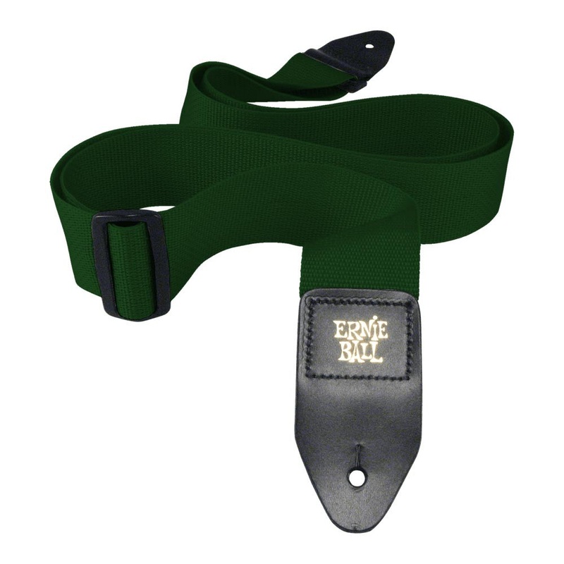 Ernie Ball Polypro Strap - Forest Green