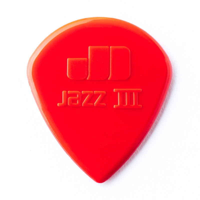 Dunlop 1.38 Red Nylon Jazz II Picks 6 Pack
