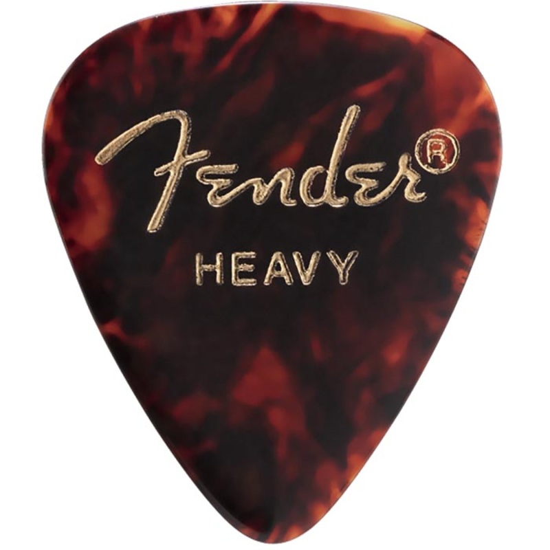 Fender 351 Shape Classic Celluloid Picks, Shell, Heavy (144 Count)