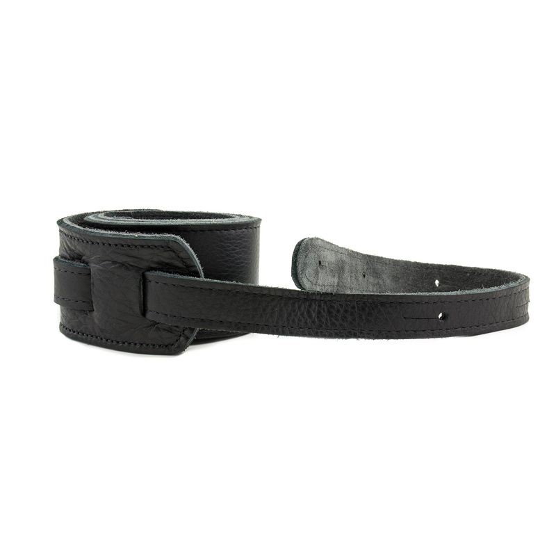 Franklin Strap Original Black Glove Straps 2.5 Black Stitching
