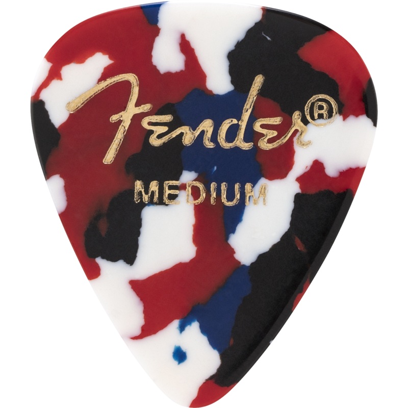 Fender 351 Pick Pack, Confetti Medium 12 Pack