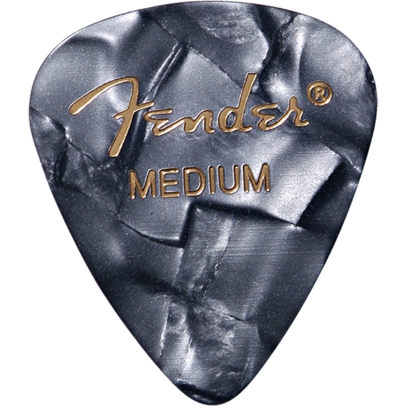 Fender Black Moto Picks 12 Pack Medium