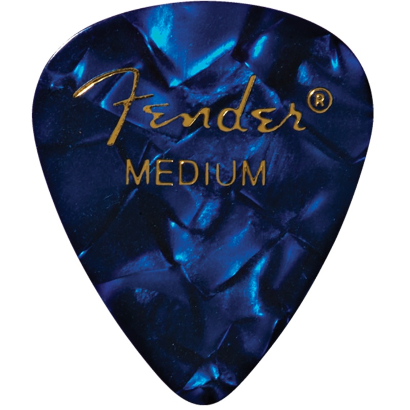 Fender Blue Moto Picks 12 Pack Medium