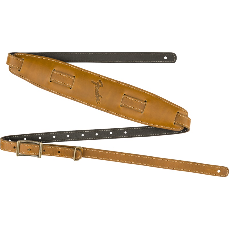 Fender Mustang Vintage Saddle Strap, Butterscotch