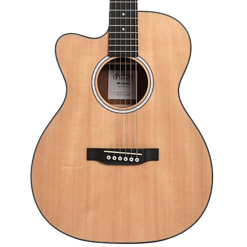 Martin 000CJr-10EL Lefthanded Cutaway 000 Junior Guitar & Gigbag, Fishman Sonitone Pickup