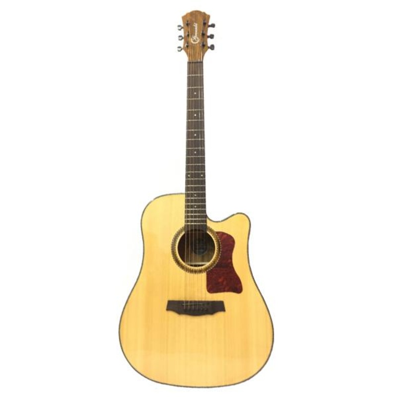 Granada GD-100CEQ Dreadnought Cutaway Acoustic Guitar With EQ - Natural