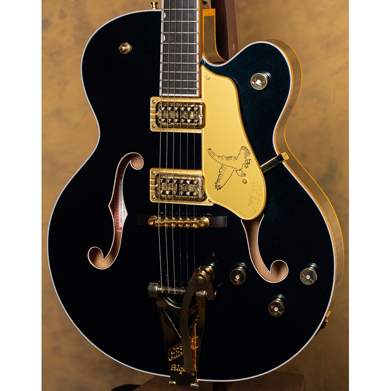 2021 Gretsch G6136TG Players Edition Falcon Hollow Body with String-Thru Bigsby Midnight Sapphire