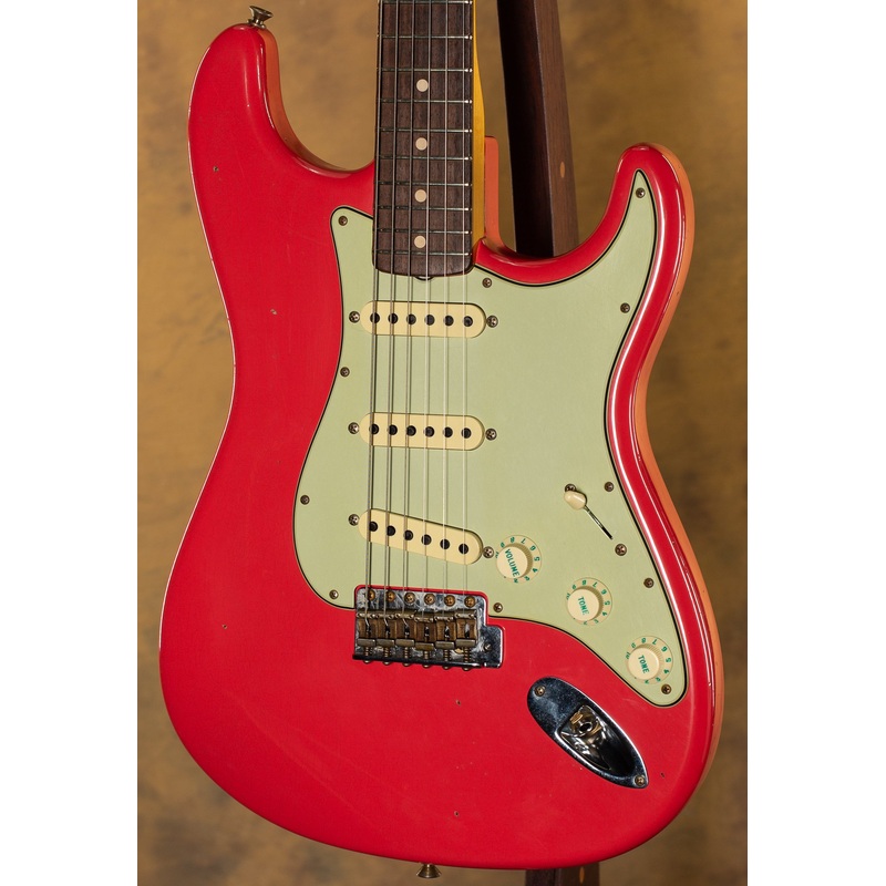 2022 Fender Custom Shop Willcutt True '62 Stratocaster Journeyman Relic Fiesta Red Large C