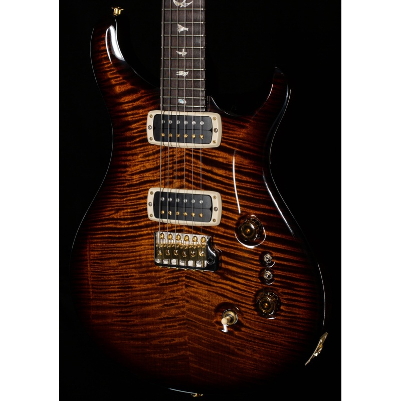 PRS Custom 24-08 Black Gold Wraparound Burst 10 Top  (254)