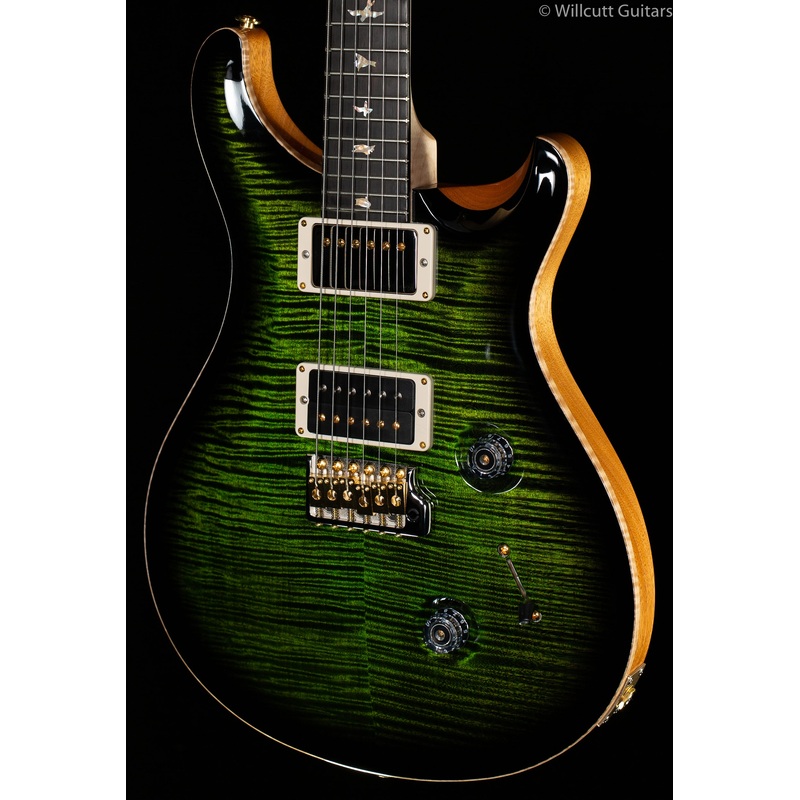 2020 PRS Wood Library Custom 24 "Fatback" Jade Smokeburst Artist Top Flamed Maple Neck