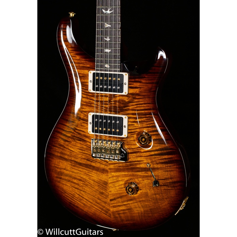 2021 PRS Custom 24 Black Gold Wrap 10 Top (294)