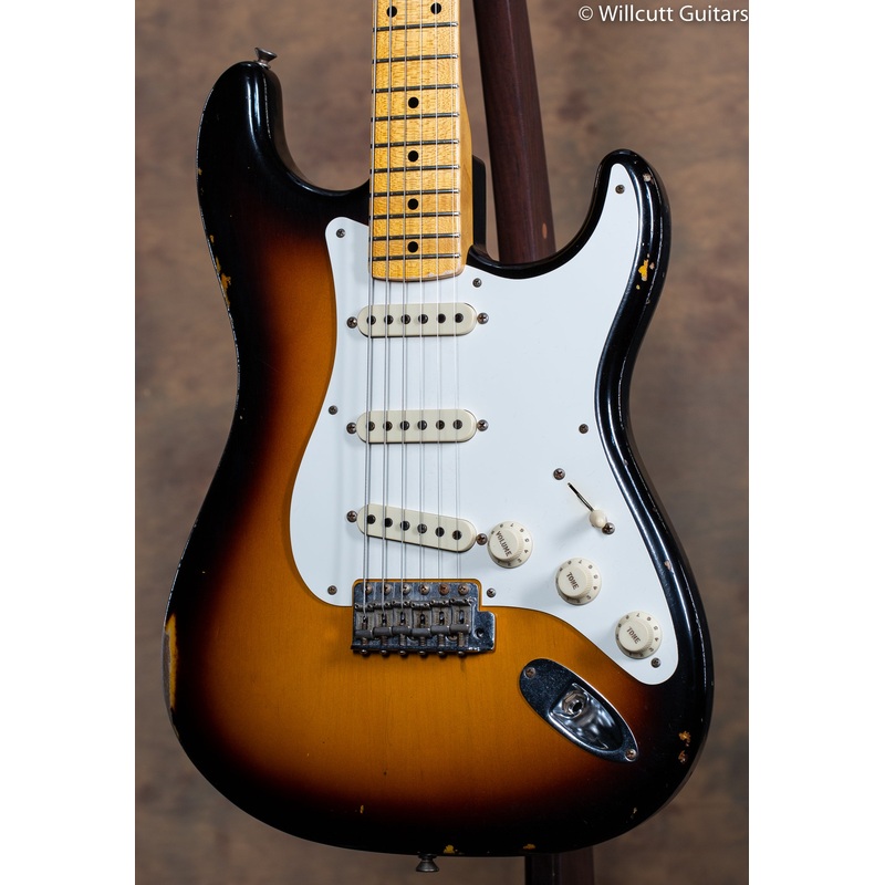 2015 Fender Custom Shop 1957 Relic Stratocaster 2 Tone Sunburst